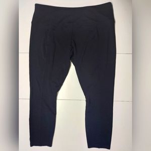 Molly And Isadora Womens Plus Size 4X Black Pants Elastic Waist Stretcy Leggings